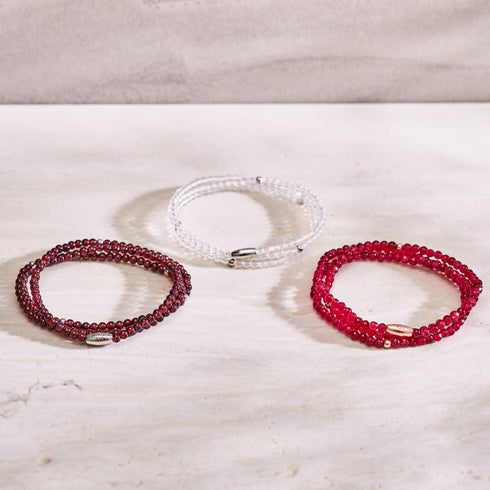 Granat | 925er Sterlingsilber | Edelstein-Wrap
